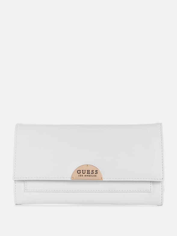 Guess Factory Aurelia Small Zip-around Wallet in Natural