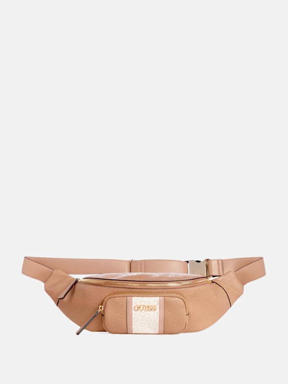 Guess gym embossed logo waist pack clearance