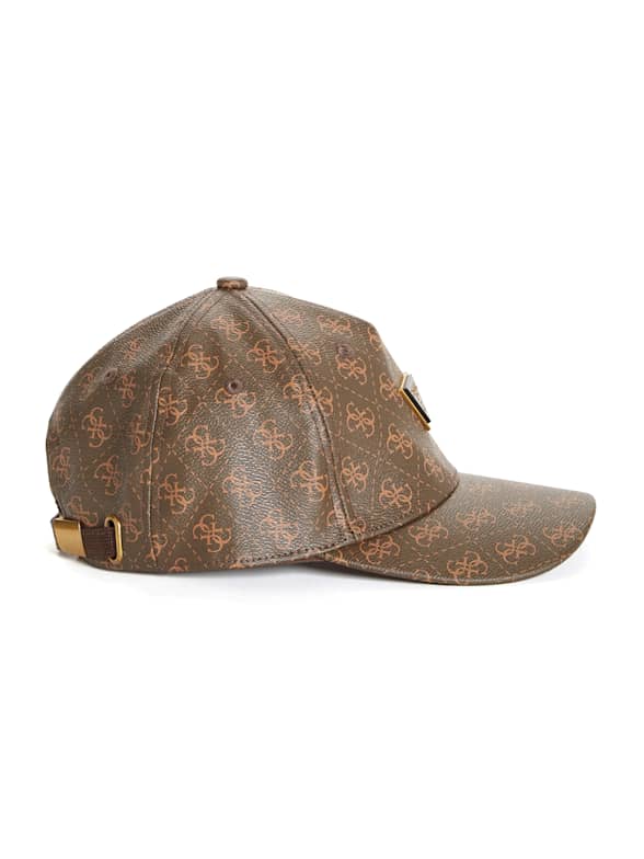 Louis Vuitton Monogram Essential Leather Strapback Cap Black