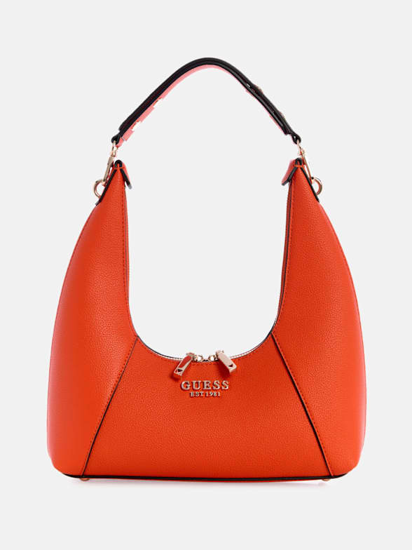 【GUESS USA】MINI FASHION BAG Amazon.com: GUESS Factory Mini Faux-Leather Logo Satchel