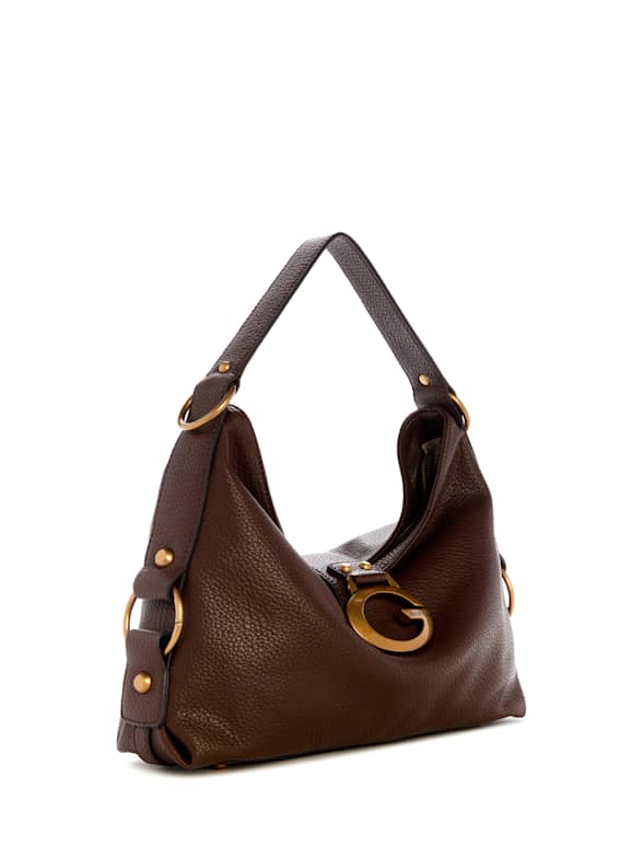 ⭐︎新品・未使用⭐︎GUESS shoulder bag (camel) Izzy Top-Zip Shoulder Bag | GUESS
