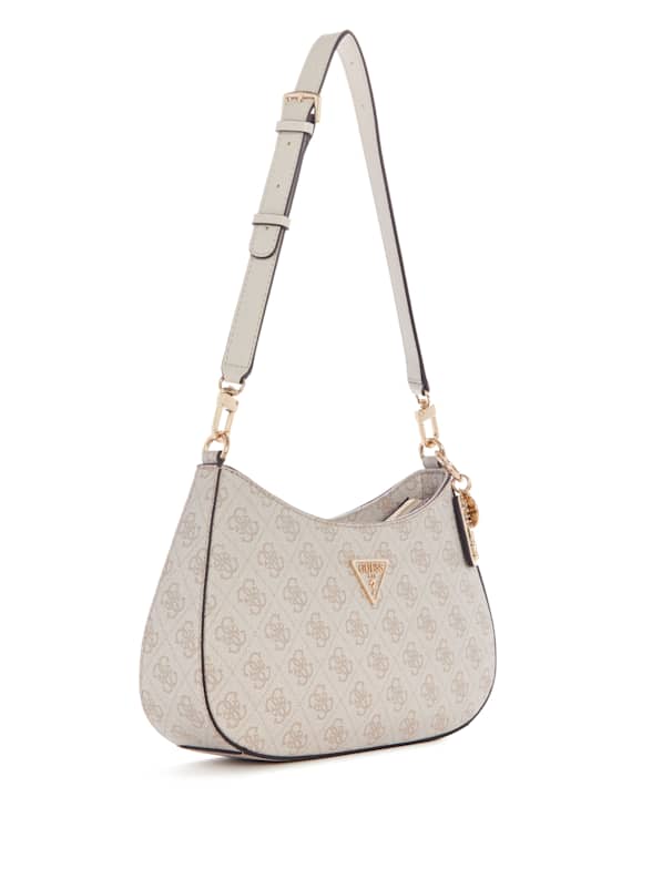 Guess white leather shoulder bag. blog.knak.jp