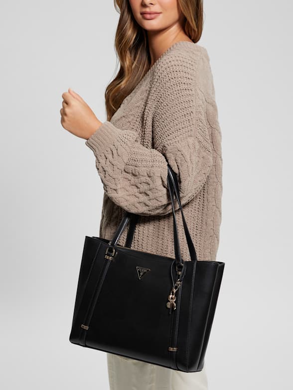 Bolso Tote Guess para mujer Café Estampado GUESS