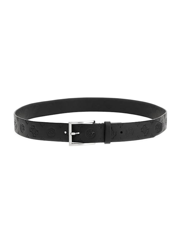Guess white belt mens online