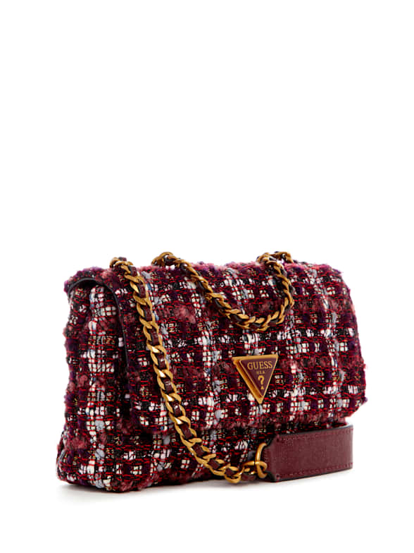 Guess burgundy purse cheap