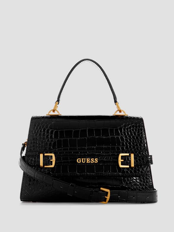 Crocodile clutches crossbody saddlebags GUESS