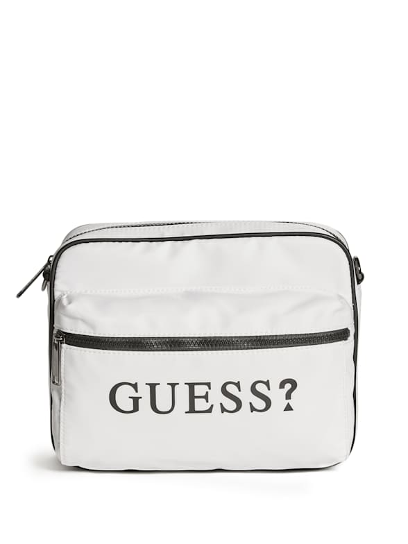 GUESS Logo Leather Multi Pocket Wallet For Men - Black