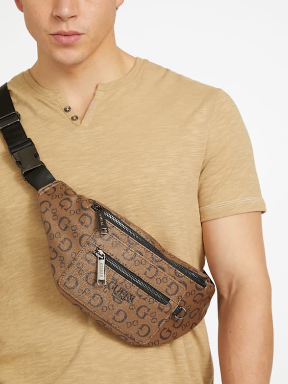 Guess mens sale side bag