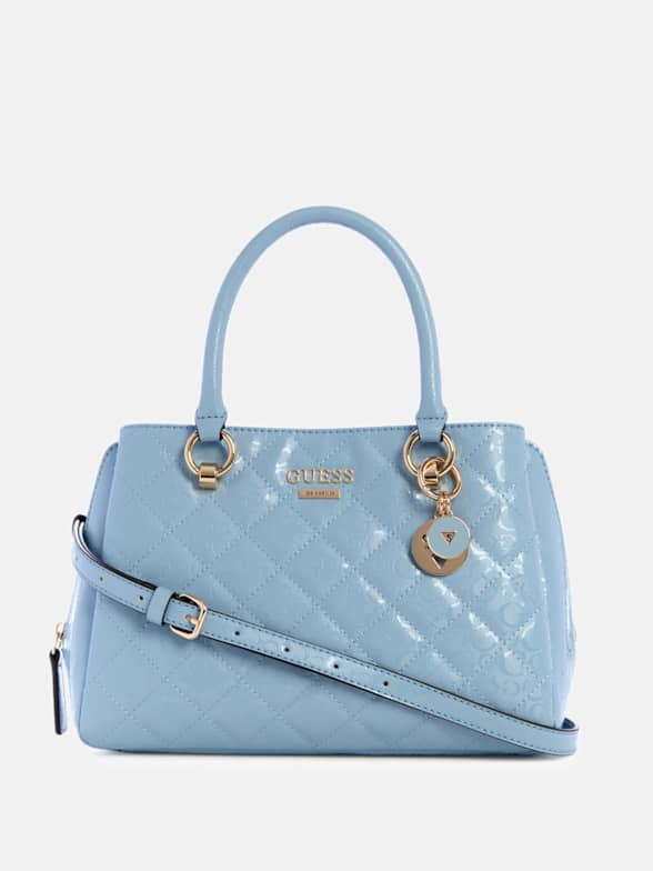 ショルダーバッグ・ポシェット Guess EDITAEDITA Quilted Charm Satchel Bag HP1A3A40 Women's Satchels | GUESS Factory