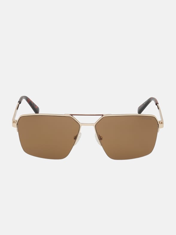 GUESS Factory Oversized Navigator Sunglasses - Product Details