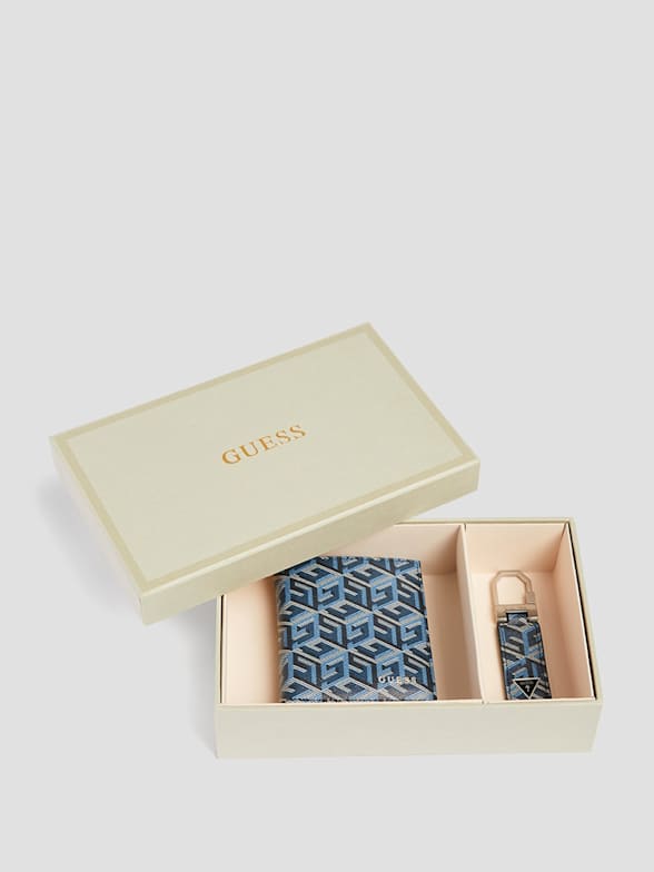 Guess Wallet for men in a gift box NWT Black - $47 (27% Off Retail