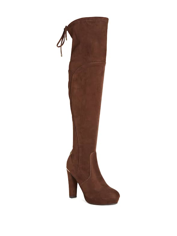 Guess brown booties discount