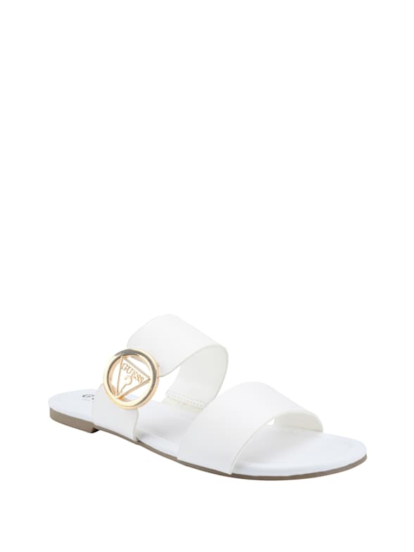 Guess white sandals new arrivals
