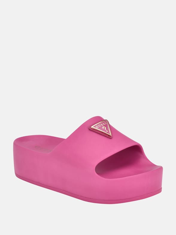 Womens guess hot sale sliders