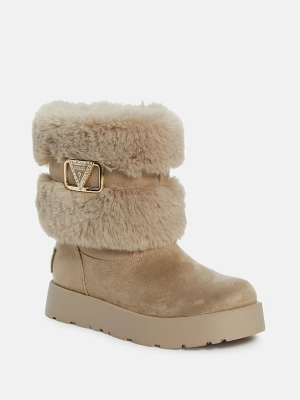 Guess fur lined boots 2025