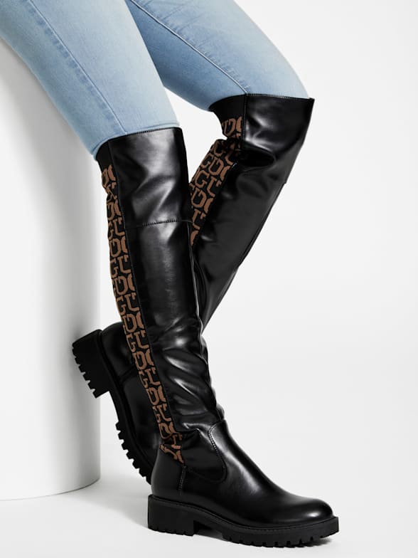Guess knee boots