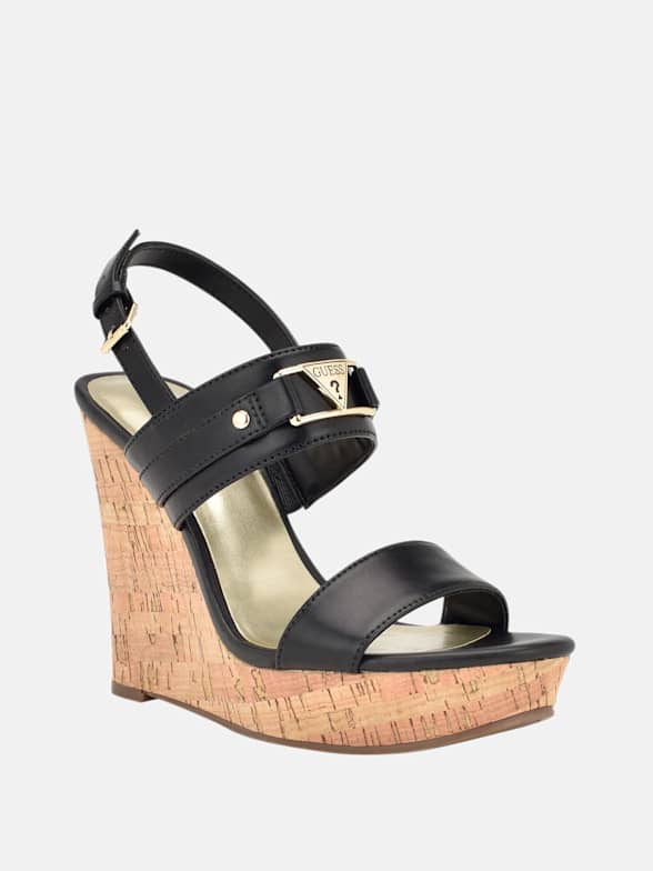 Guess clearance nude wedges