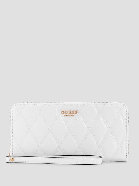 Guess quilted store wallet