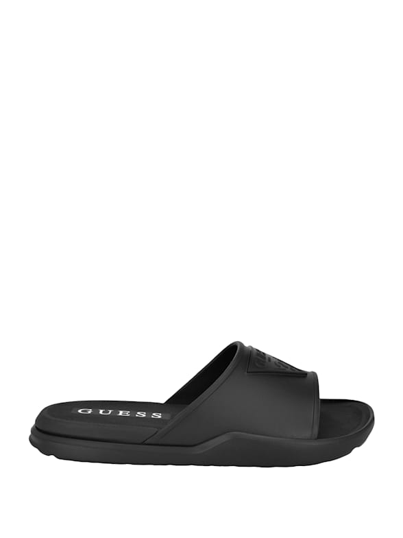 Guess slides mens best sale