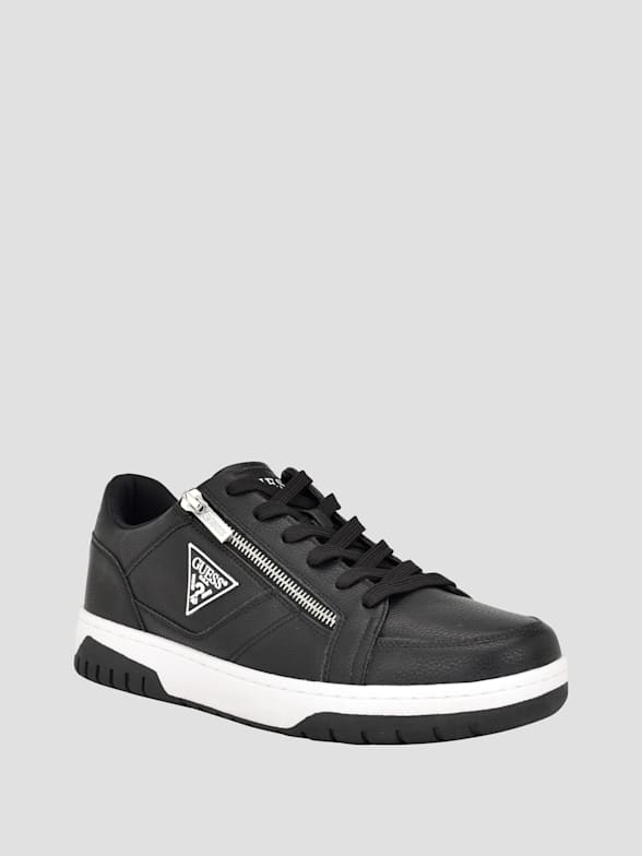 Guess black slip ons discount