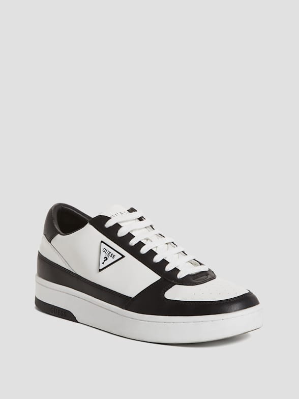 Guess black and white shoes store