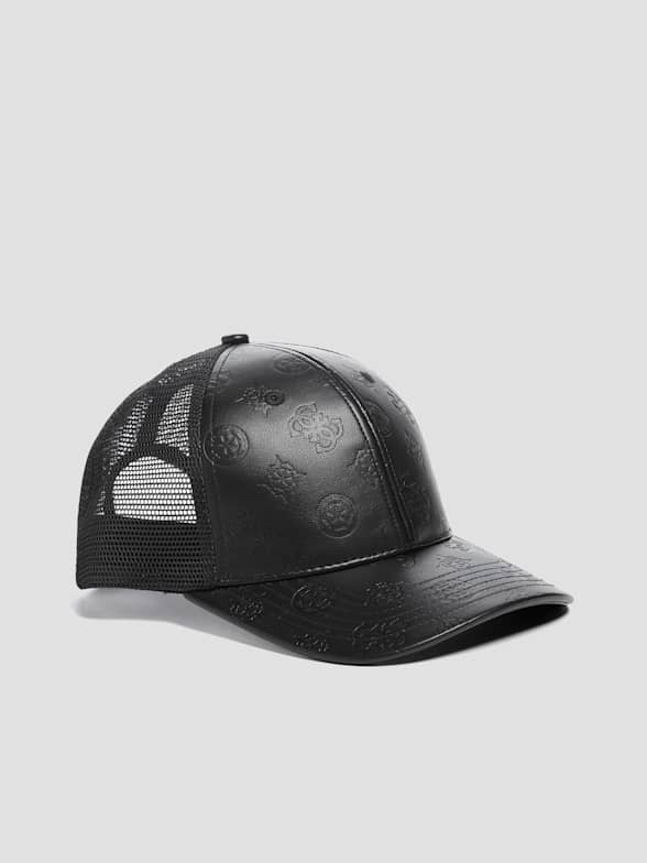 Men s Hats Beanies Trucker Hats Scarves GUESS