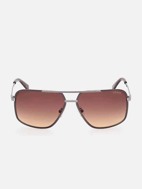 Guess men's aviator sunglasses new arrivals