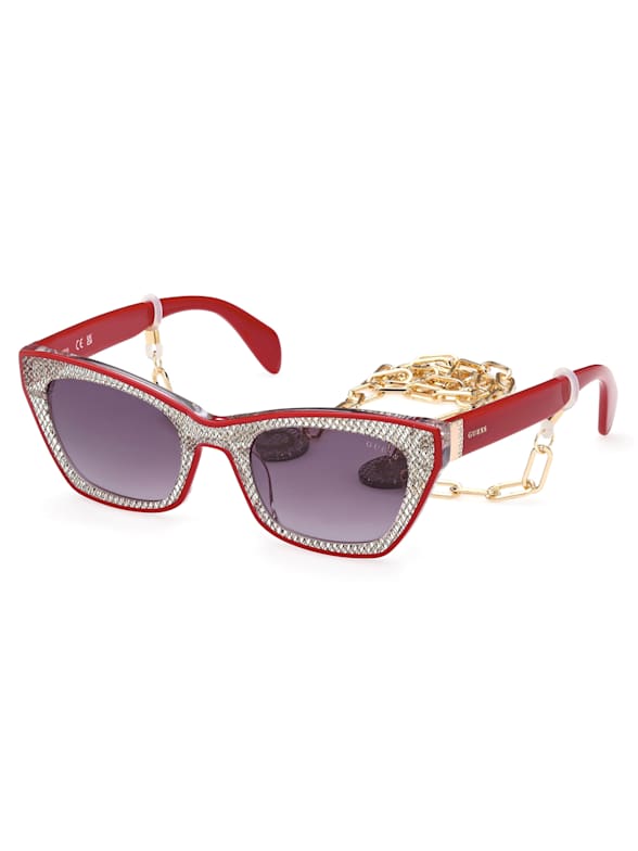Guess sunglasses leopard print 2025