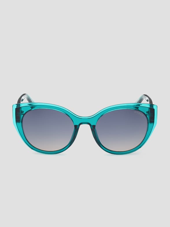 New Guess GU7715 Jeweled Women's Aviator Sunglasses