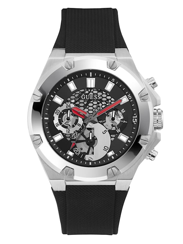 Guess watch shop men silver