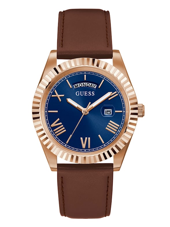 Guess rose gold watch mens best sale
