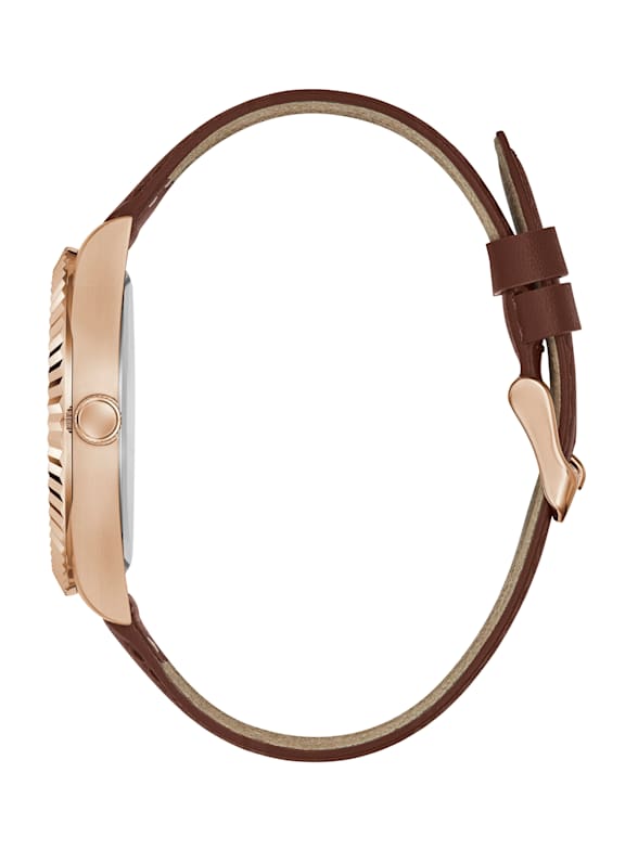 Guess watch 2025 leather belt