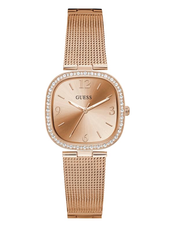 Montre guess femme or rose discount