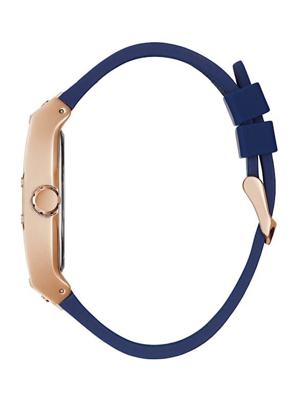 Guess watch navy and rose gold online