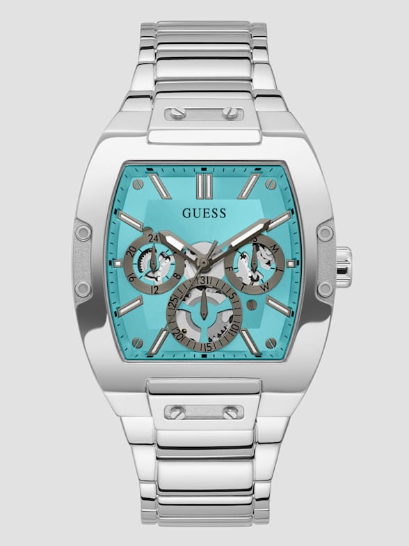 Silver watch guess cheap