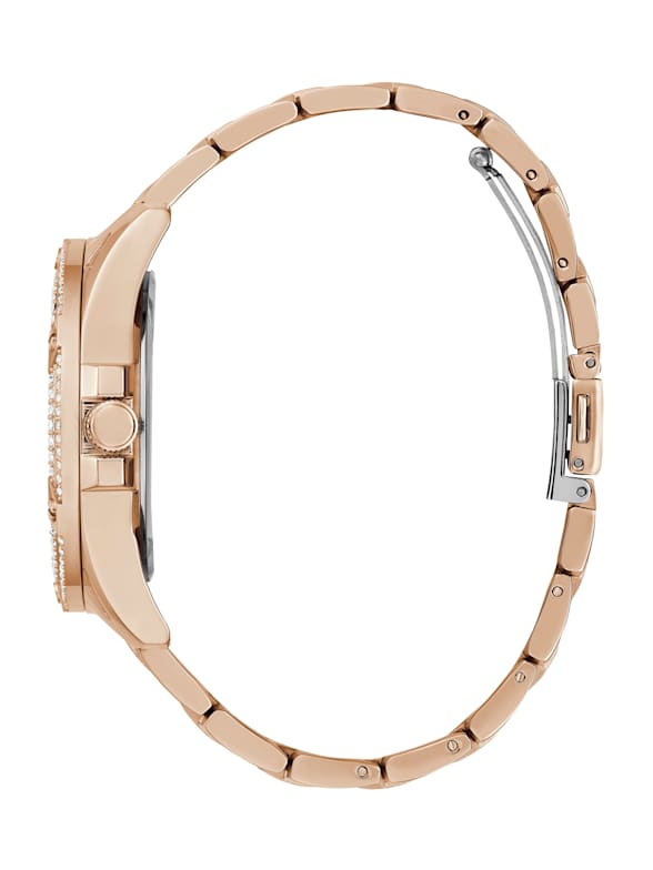 Guess rose gold watch womens new arrivals