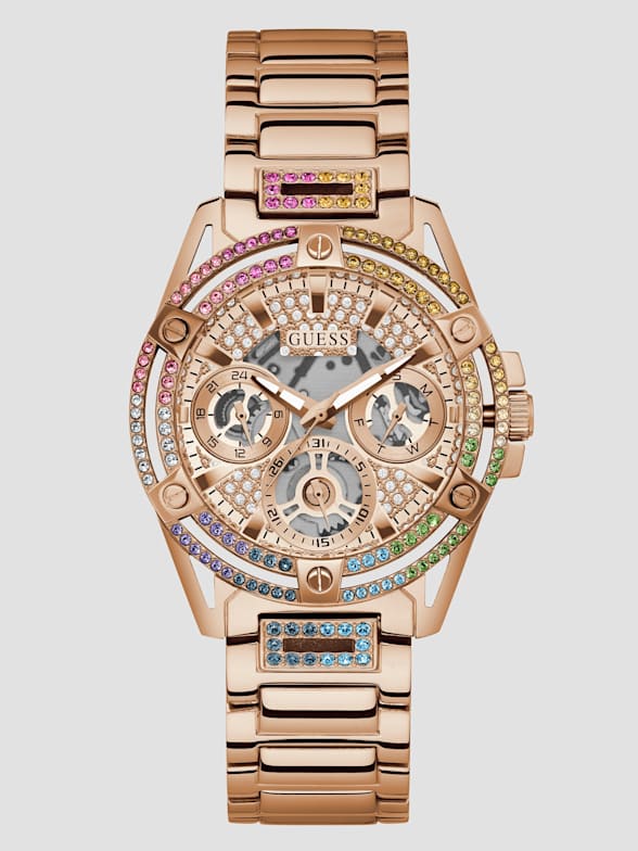 Guess watch rose gold price discount