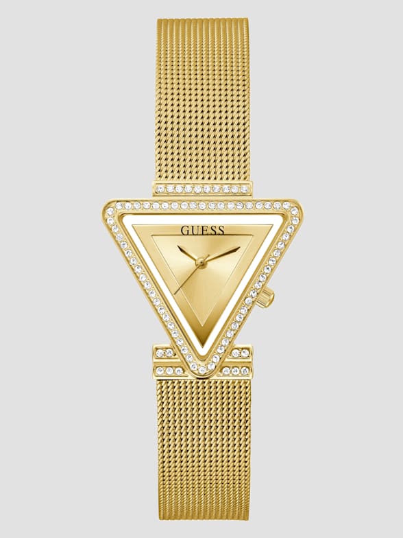 Guess watch women's gold tone bracelet 22mm u0135l2 outlet