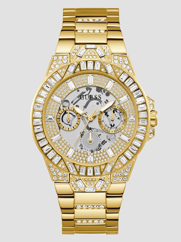 Guess watches for men gold shop
