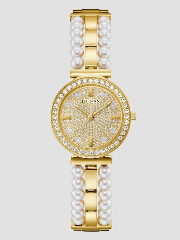 Guess watches discount for women gold