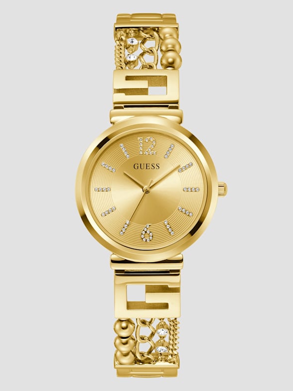 Guess watches gold clearance