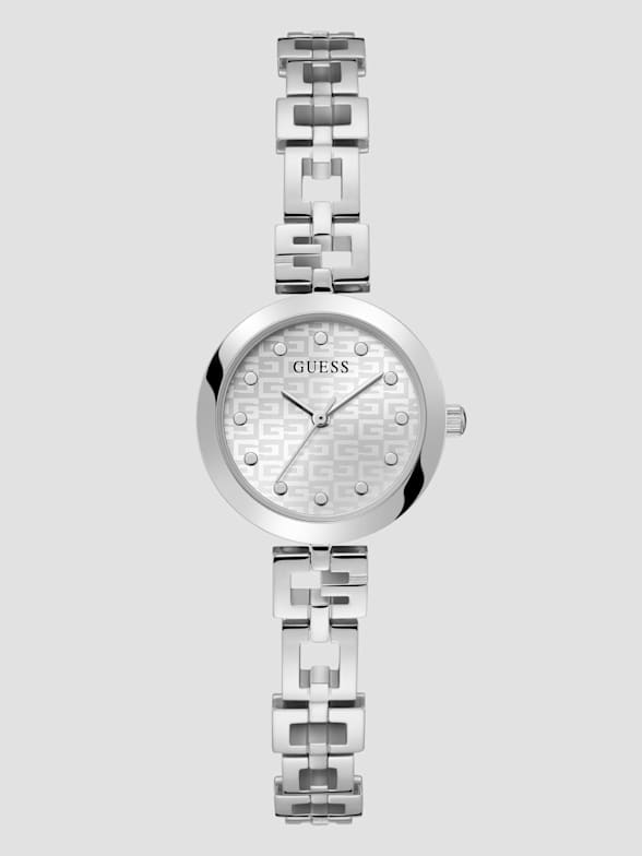 Guess white sale watch