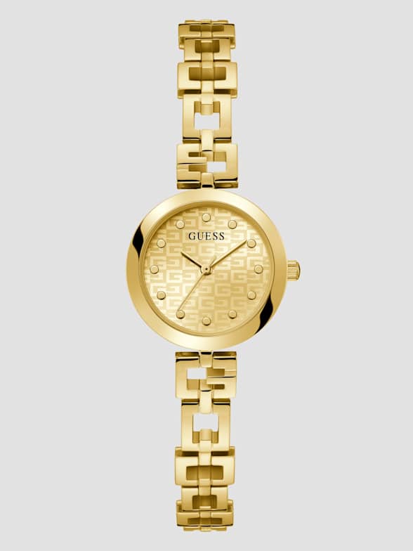 Guess gold watch 2025 womens price