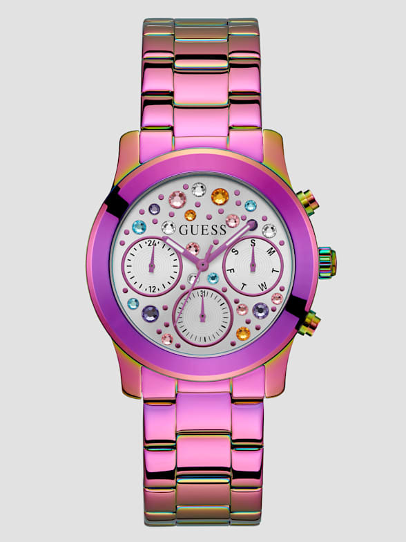  GUESS Ladies 36mm Watch - Iridescent Strap Iridescent