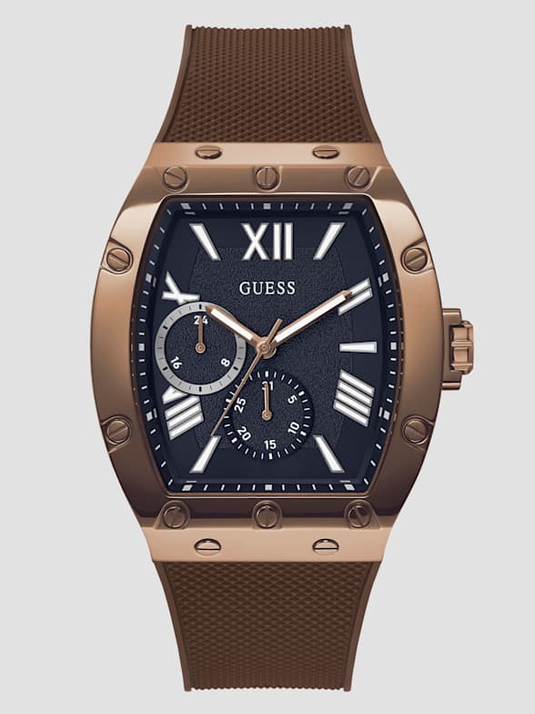 Guess rose gold watch mens hot sale