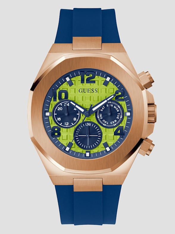 Guess men's rose gold cheap watch