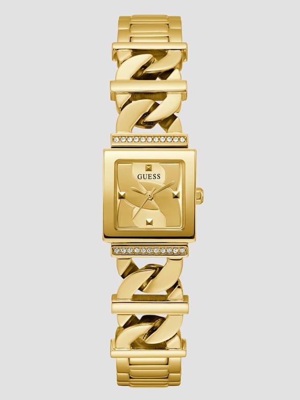 Guess sale watch gold