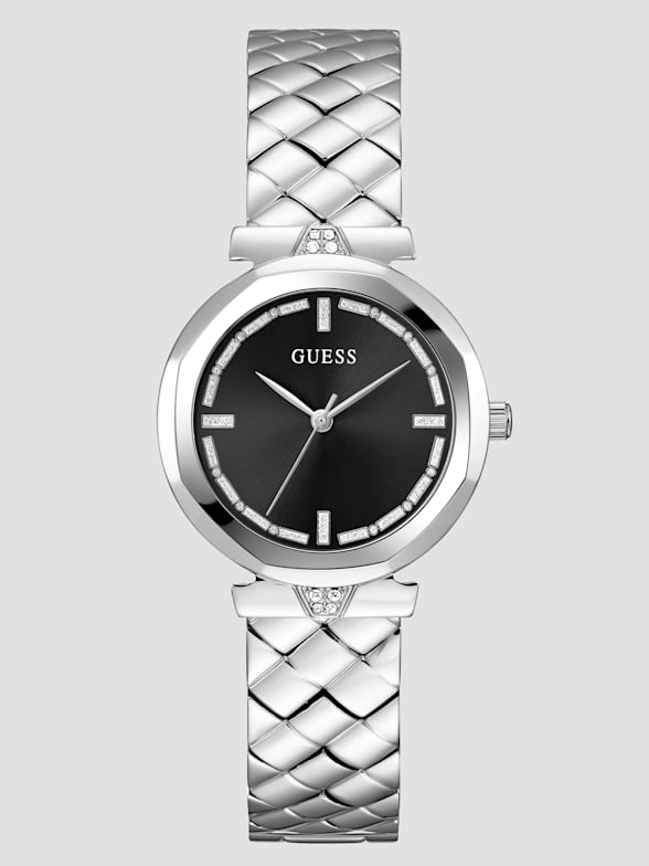 Ladies silver guess watch online