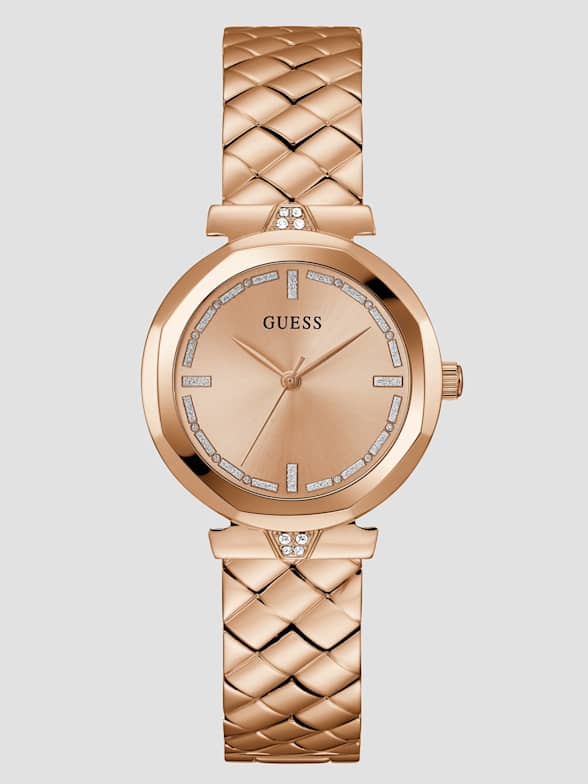Guess watches womens rose gold online