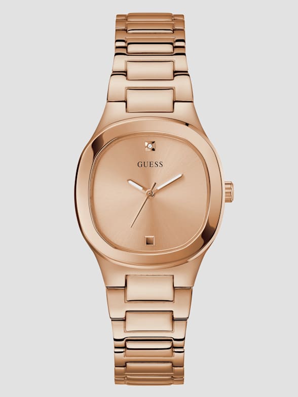 Gold rose watch women's shop